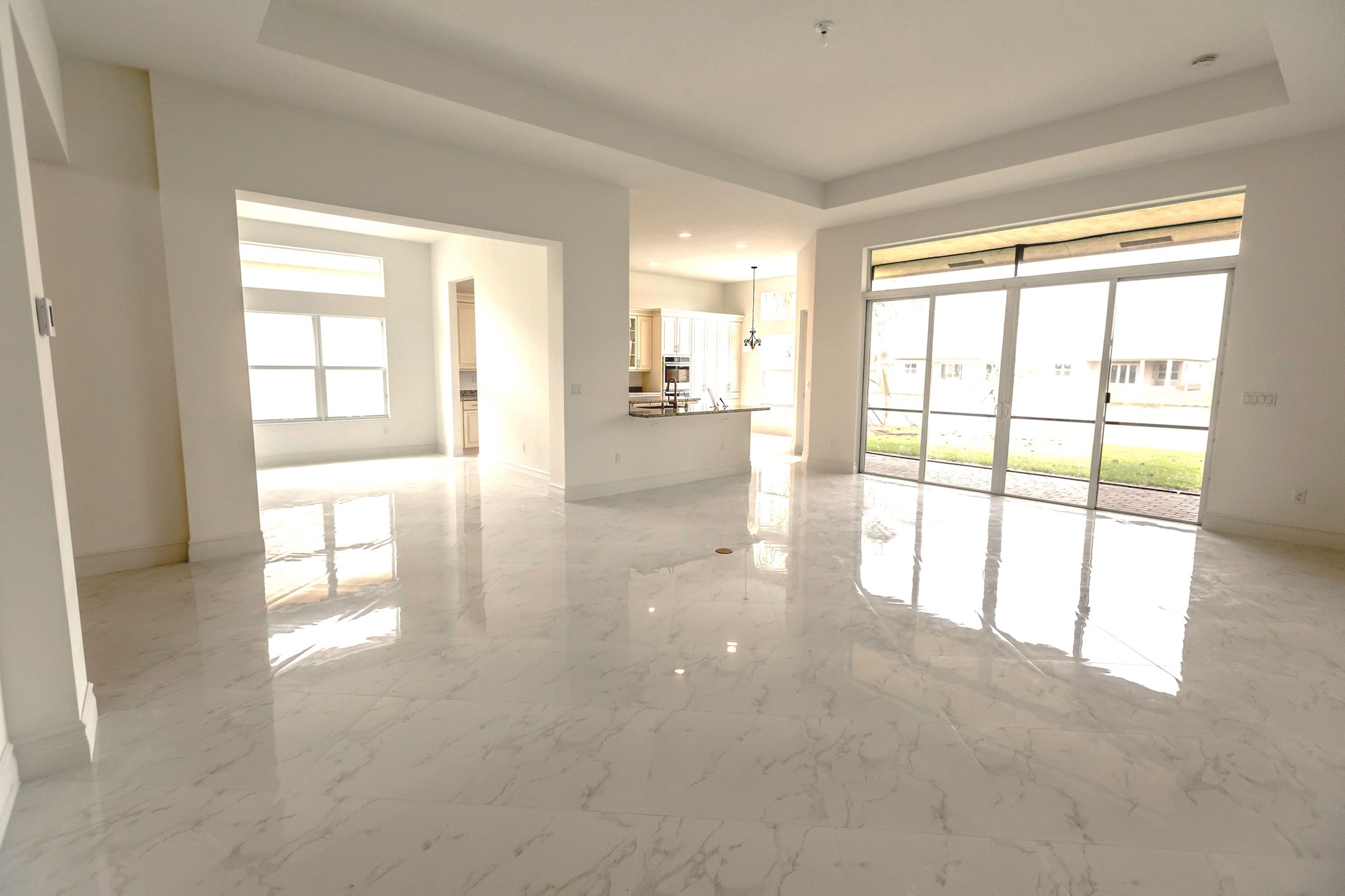 Great room in newly constructed home